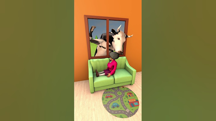 Scary Teacher 3D and funny cow 🐄😜