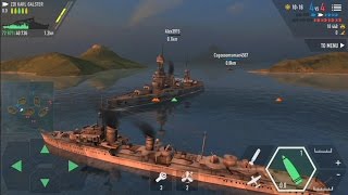 Battle of Warships: Naval Blitz (by Cube Software) - navy battle game for Android and iOS - gameplay screenshot 5