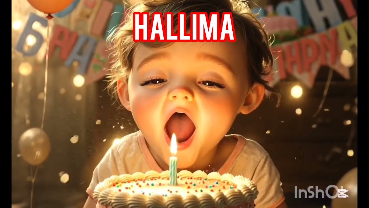 HALIMA happy birthday to you 