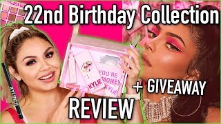 Kylie's 22nd Birthday Collection 2019 Is It Worth It? New Kyliner! Review + Swatches!