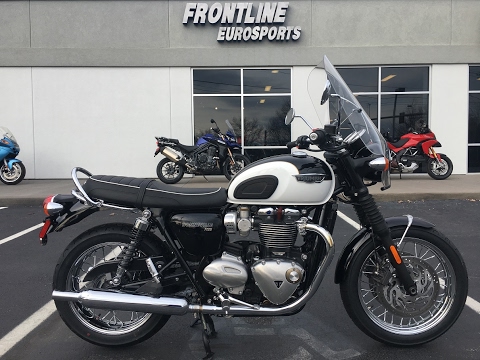 2016 Triumph Bonneville T 120 Two Tone Black White With Cruise
