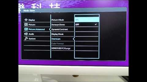 [BenQ FAQ] LCD monitor_How to turn on Overscan mode for LCD GW2760HM