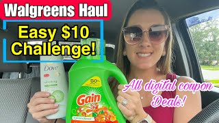 Walgreens Haul- Easy $10 Challenge for Beginners! All digital coupon deals 7/16-22/23
