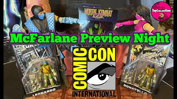 McFarlane Toys SDCC Preview Night Mortal Kombat & TMNT First Look !!