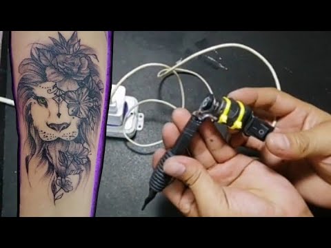 paano gumawa ng tattoo machine sa bahay x (REALTIME) / how to make homemade tattoo machine