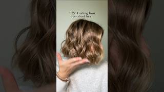 Curling iron on short hair | Milabu