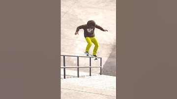 DOUBLE GRIND: Fs Lipslide to Fs Feeble down EL TORO 20 in Session (Skate Sim) 🤯 #shorts