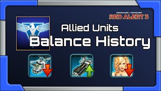 Allied Units Balance Change History | Red Alert 3