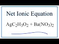 Solubility and Net Ionic Equations