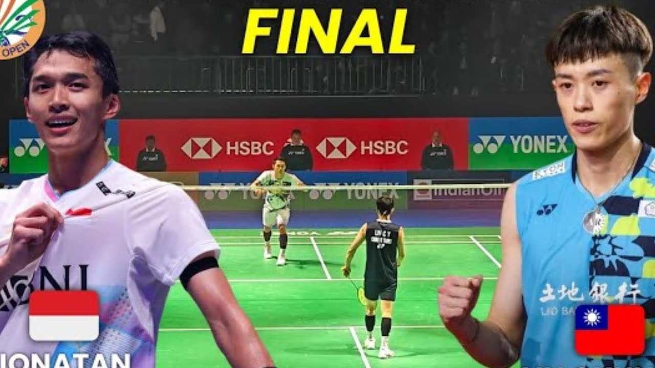 INTENSE MATCH!!! Jonatan Christie vs Lin Chun-Yi | India Open 2026