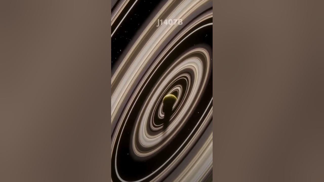 Saturn Vs J1407b #shorts - YouTube
