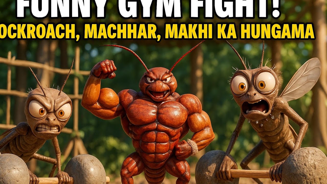 “Gym Me Cockroach Ka Dhamaka | Funny Gym Comedy Story”😃  