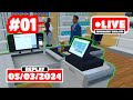 Supermarket simulator  lets play fr  pisode 01    live replay  05032024 