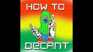 How to decant paint for use in airbrush