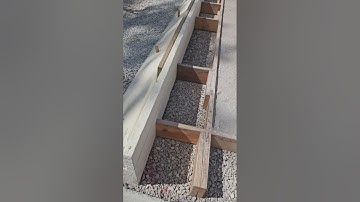 Monoslab EZ Forms with drainage and built up center