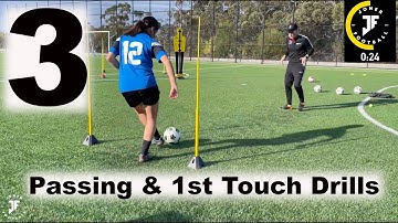 3 Passing & First Touch Drills | Joner Football