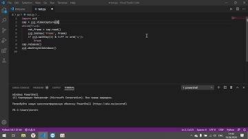Чтение изображения с камеры | Python opencv