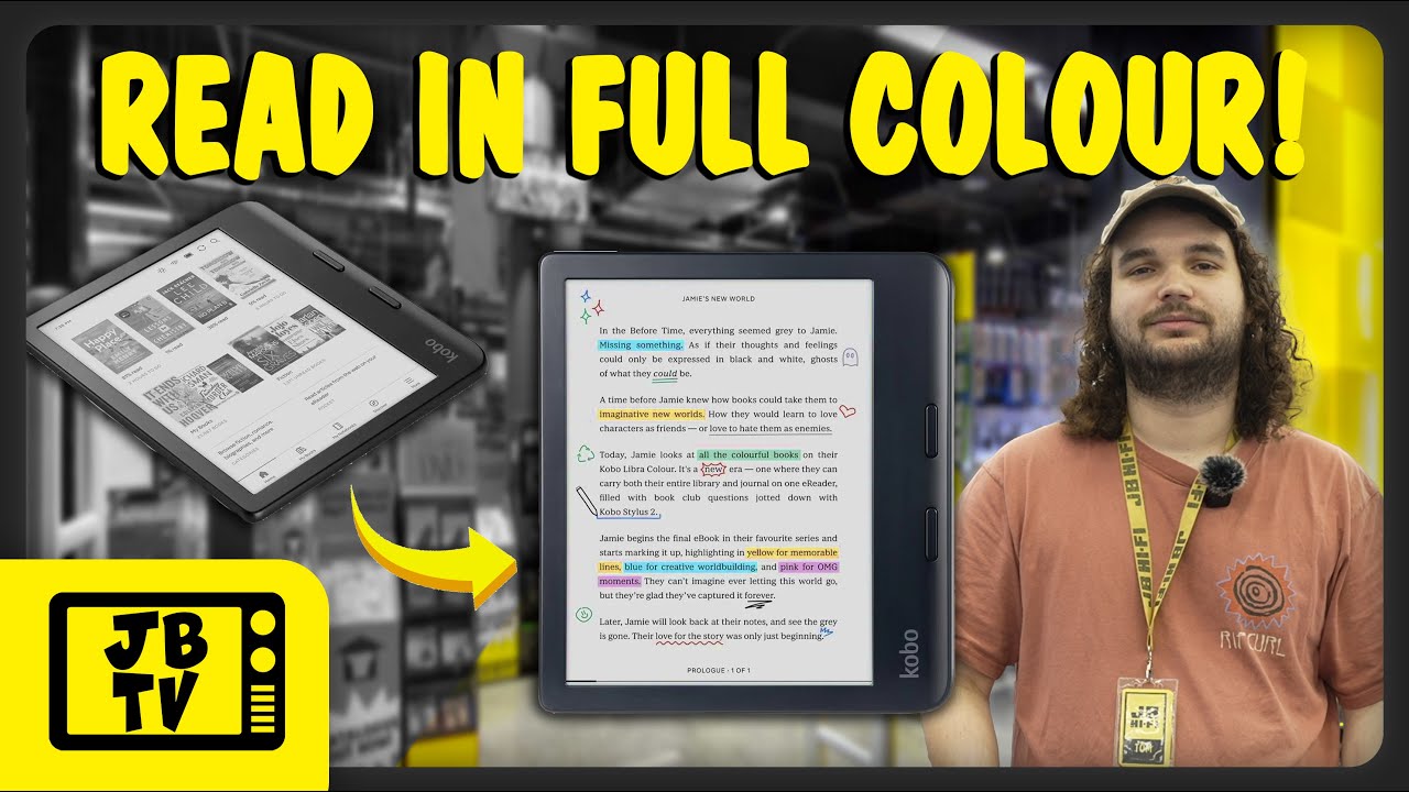 Discover Colour E-Reading with Kobo Libra and Clara - Enhanced Digital Reading | JBTV