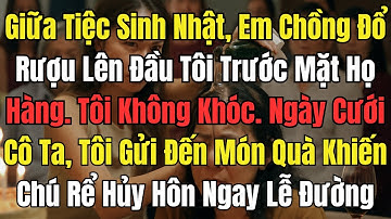 Giữa Tiệc Sinh Nhật, Em Chồng Đổ Rượu Lên Đầu Tôi Trước Mặt Họ Hàng. Tôi Không Khóc. Ngày Cưới Của