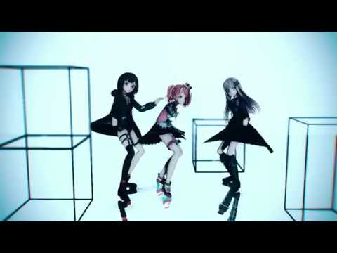 【MMDバンドリ】WAVE　美竹蘭、湊友希那、丸山彩☆ 120FPS 1440p