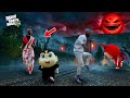 GTA V: Evil Ghost Attacks Shinchan &amp; Franklin at Home #mrprashu #prashugamer #shinchan