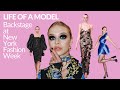 Life of a model backstage at new york fashion week  nina dapper