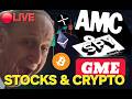 🔴LIVE Stocks &amp; Crypto: Shorts Find AMC Shares As SPY CRASHES HARD! "3/6"