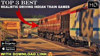 #TOP 3 BEST REALISTIC DRIVING INDIAN TRAIN GAMES FOR ANDROID | NO 1 IS LIKE PC GAME | INSTALL NOW screenshot 1