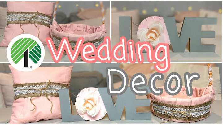 AFFORDABLE DIY WEDDING PIECES | Dollar Tree | Under $10