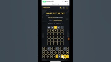 Binance Word of the day Answers today | binance crypto WOTD 5 letters | Layer 2 solutions answer