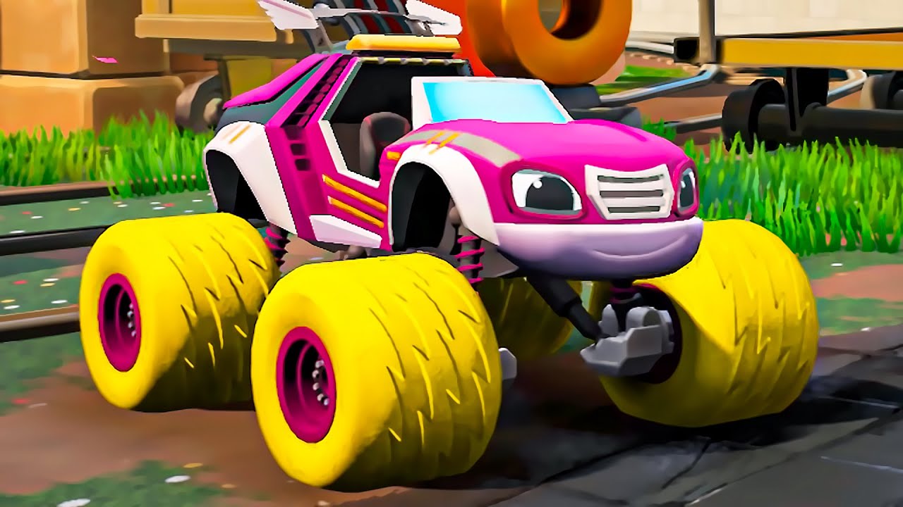 Blaze Takes on the Forest Challenge! Monster Truck Racing Game | Blaze and the Monster Machines