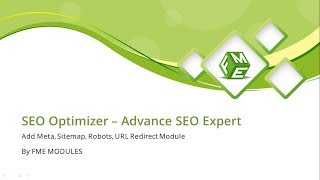 Prestashop SEO Module - Advanced SEO Optimizer Prestashop SEO Module - Advanced SEO Optimizer