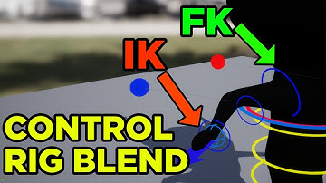 Unreal Control rig with BOTH FK and AND IK blending!