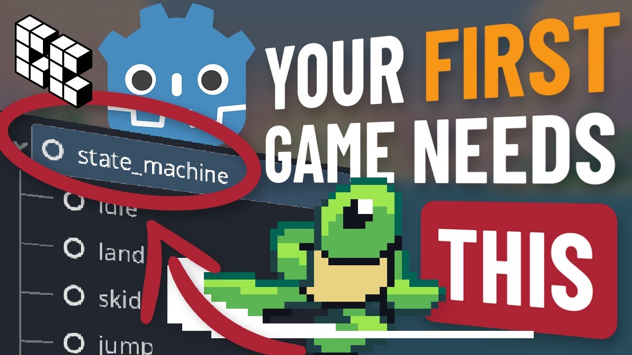 ⁣The First Skill GODOT Beginners Should Learn - State Machine Game Showcase