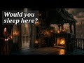 Gothic Castle Rooftop Attic Ambience | Dark Academia | Haunting ASMR for Reading, Studying, or Sleep