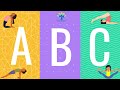 Abc song for kids  the yoga alphabet  music for children  nursery rhymes  yoga guppy