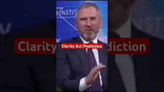 Ripple CEO Clarity Act Prediction #xrp #crypto #ripple #clarity @digitalassetinvestor