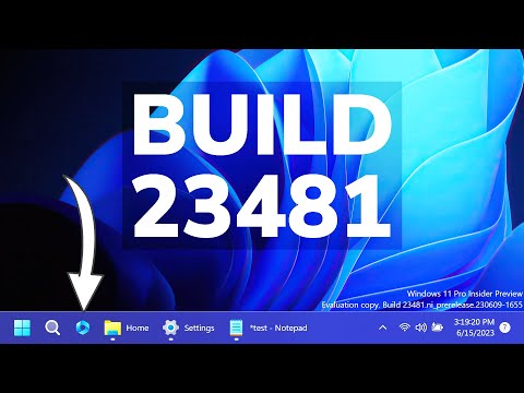 New Windows 11 Build 23481 Never Combine Taskbar Icons, New Windows Copilot, And Fixes