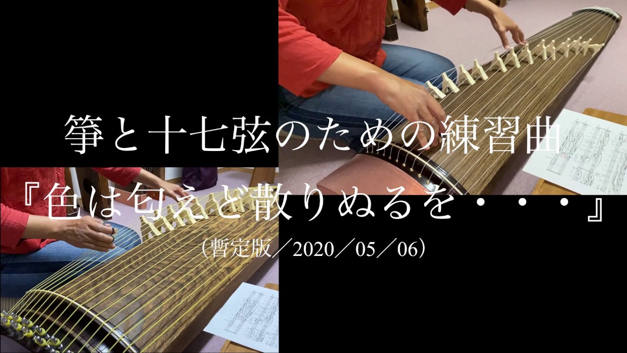 琴 十七弦 練習用