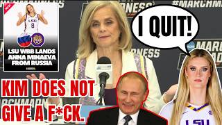 Kim Mulkey is SAVAGE LMAO LSU Signs RUSSIAN Star Ukraine Player QUITS In ANGER