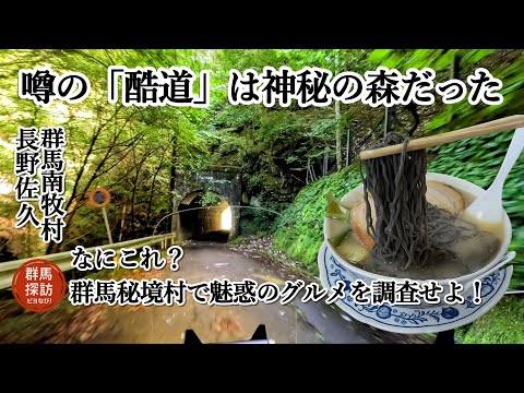 【群馬の秋旅】噂の酷道走ったらそこは神秘の森だった!秘境の村で驚愕グルメを調査せよ!