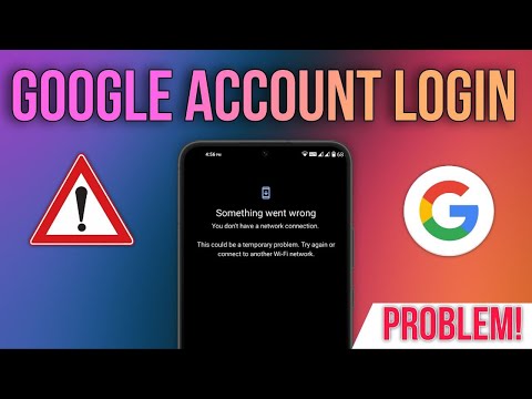 Something Went Wrong to Login Google Account? || Tech Wash