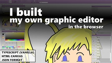 I built my own graphic editor in the browser