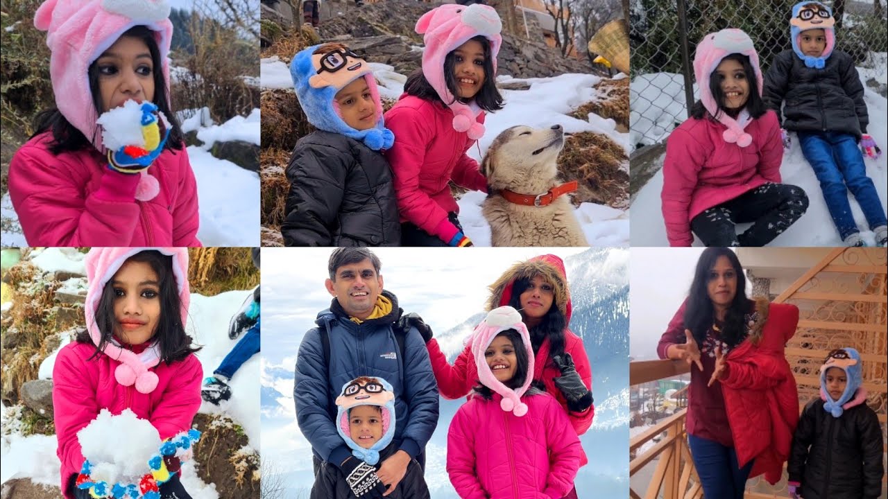 #Snowകഴിച്ചും മഞ്ഞിൽ കുളിച്ചും ഞങ്ങളുടെ #DreamPlaceൽ നിന്നും 1st #VlogVideo #HeavySnow #Tiya #Advik