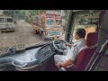 VOLVO B11R I-Shift extremely skilled driving in Off Road like ghat road😲Highly experienced driver🤌🙌👏