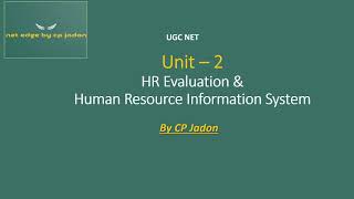 HR Evaluation & HR Audit | Balanced Scorecard, Benchmarking, HRIS | UGC NET HRM Unit 3|MBA|BBA|B.com