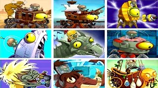 Plants vs. Zombies 2: All 9 Zomboss Battles