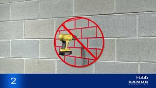 Install Sanus F55B: Sleek & Secure Setup | Screwfix @Screwfix
