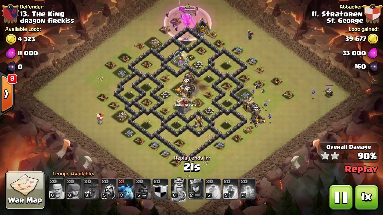 Clash of Clans : HoLo Attack with Stratoren