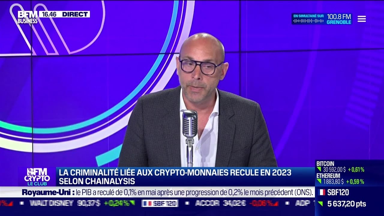 BFM Crypto, le Club: La criminalité liée aux crypto-monnaies recule en 2023  selon Chainalysis